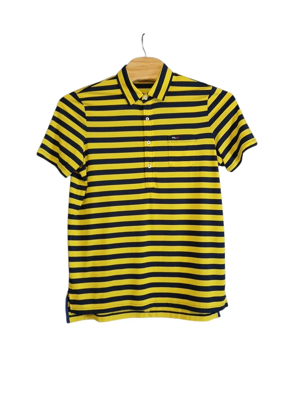 RLX Ralph Lauren Striped Pocket Performance Golf Polo Mens Large